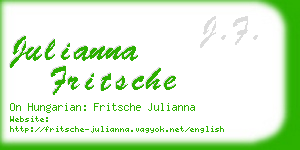 julianna fritsche business card